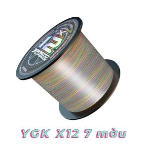 Dây dù câu cá YGK X12 BRAIDD XUPGRADE (12 Lõi )300m Chuyên Lure Lục xa bờ.