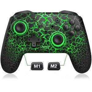 Wireless Switch Controller for Nintendo Switch/Switch 2/Lite/OLED Controller Switch Controller with a Mouse Touch Feeling on Back Buttons Extra Switch Pro Controller with Wake-upProgrammable Turbo Function