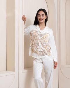 SEANAVA ชุดนอน ผู้หญิง Silk Satin Pajamas ชุดนอนผ้าซาติน เกรดพรีเมี่ยม ชุดเซ็ทผู้หญิง ชุดเที่ยว (P11)พร้อมกล่อง!!! (มีบริการห่อของขวัญ)