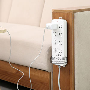 Bộ Dụng Cụ Cố Định Ổ Gắm Điện Thanh Trượt Đa Năng Móc Dán Tường