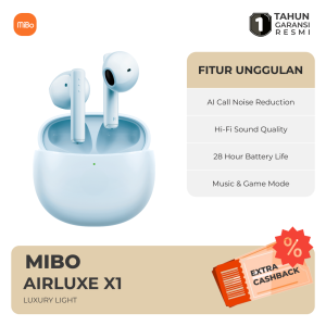 Xiaomi Redmi Buds 6 Lite Bluetooth 5.3 Baterai Hingga 38 Jam 42db Hybrid ANC Garansi Resmi