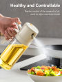 2 in 1 Oil Sprayer Bottle 550ML Gravity Auto Open&Close Oil Dispenser Kitchen Household Leakproof Sauce Bottles. 