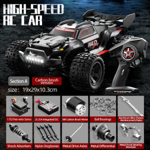ST [fast delivery] [original available] 35 km/h high speed RC cars with 40min long battery life jjrc c8810 2.4g 4WD remote control car monster for s kids toys gifts