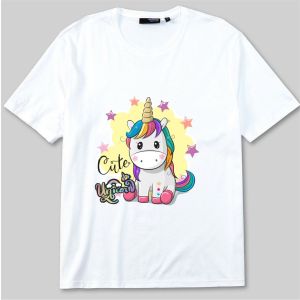 PVJ - Kaos Unicorn Anak Perempuan Lengan Pendek