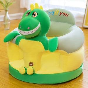 Portable Baby Seat Infant Learning to Sit Chair Anti-Fall Anti-Tip Small Sofa Safety Backrest for 4-6 Months Old Babies Modern Simple Style