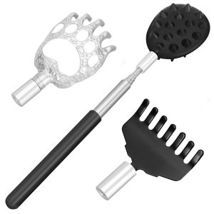 3in1 Telescopic Back Scratcher Expandable Back Scraper Home Body Massage Stick Anti-Itch Stick