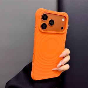 2026 Hot Sale Official Original Water Ripple Silicone Case For iPhone 17 Pro Max 17 for MagSafe Soft Protective Cover