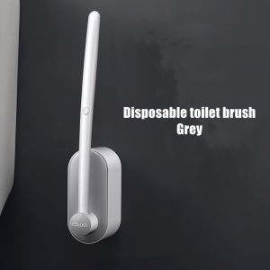 [SG Stock]Disposable Toilet Brush Replaceable Toilet Brush Head Cleaning Brush Tools
