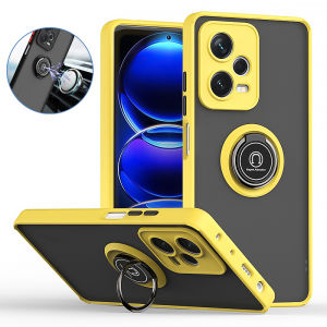 Shockproof Matte Armor Coque For Xiaomi Poco X5 Pro PocoX5 5G Case Car Magnetic Ring Stand Cover for Pocco Poko Little X5Pro X 5