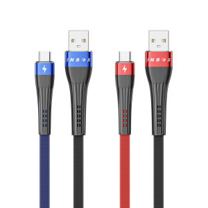 INBOX CI-3 Kabel Data 3.0A Fast Charging USB 2.0 Micro Type C iPhone Lightning