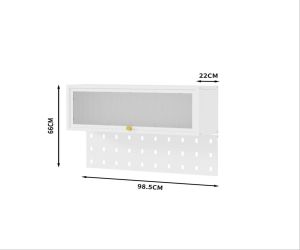 Kitchen spice rack | Multifunctional wall storage cabinet | Punch-free home wall cabinet | Rak kabinet