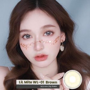OLALILA Lil Mite Brown Wedding Natural Lens 14.5mm By Pinkin Normal & Minus