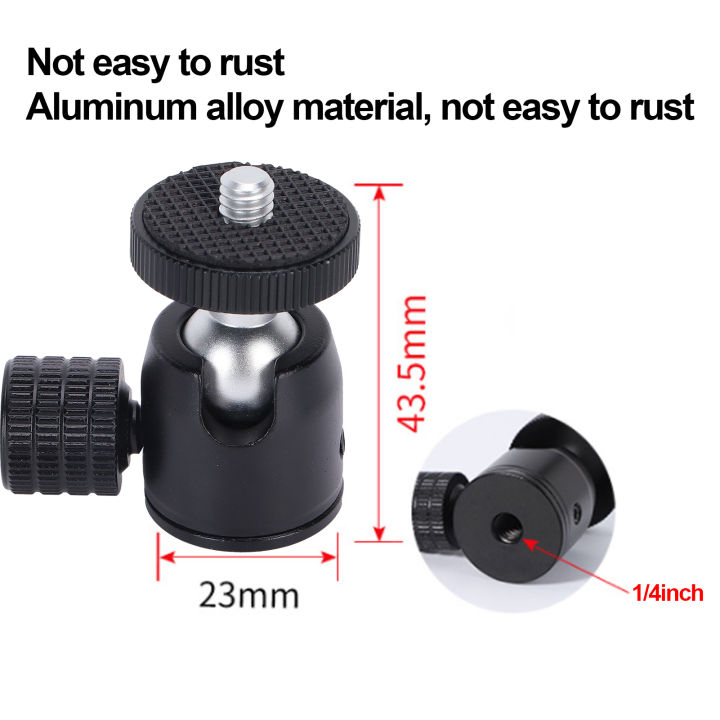 Mini Ball Head 360 Degree Swivel Mini Ball Head Camera Tripod Mini Ball  Head with X Mini Ball Head for Camera Replacement for Tripod Lazada PH