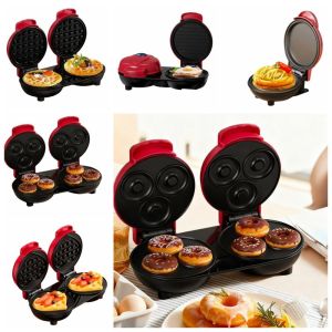 STKE Quick Heat-Up Waffle Maker Electric Baking Pan Multifunction Waffle Machines Home Appliance Household Appliance Electric Pancake Maker Breakfast Preparation