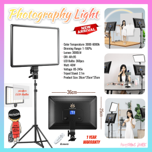 ORIGINAL Photography Light 36 x 25 Studio Light With Tripod Stand For Video Recording Photo Shooting Make Up Clothing