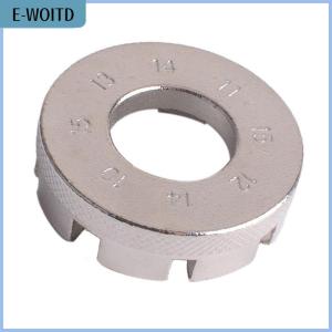 【E-WOITD】 Bicycle Spoke Nipple Wrench 8 Way Groove Bike Wheel Rim Adjuster Spanner Multitool Repair Service Tool Key Bike Tools Cycling