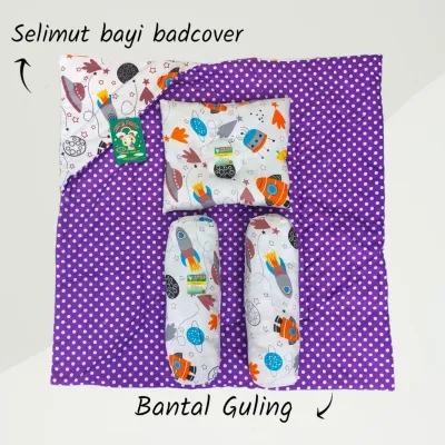 Bedcover bayi Selimut bayi set bantal Guling premium lembut