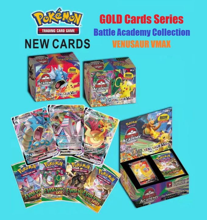 (Shinny Card) Pokemon Card Battle Academy High Quality Shinny Card Trading Card Game Toy Pokemon Thick Card Mainan Budak Kad Pokemon 游戏卡 神奇宝贝 宝可梦游戏卡