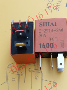 Rơ le 4 chân 5 chân SIHAI 30A. Điện 12v và 24v