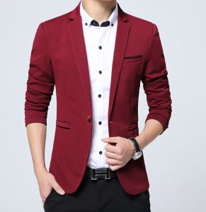 Jas Blazer Pria Maroon Slimfit: Gaya Formal & Casual Terbaru 2024