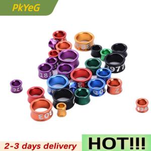 PkYeG 10Pcs Parrot Leg Rings Pigeon Foot Rings Bird Parrot Feeding Identification