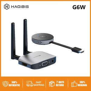 Hagibis Wireless HDMI Transmitter Receiver Extender Kits Full HD 1080P 60Hz 5GHz 164ft Wireless Display Dongle Plug And Play For Streaming Laptops PC Media PS4/5