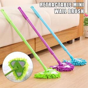 Spin mop 180 Degree Rotatable Adjustable Triangular Cleaning Mop Home Wall Ceiling Floor Cleaning Mop window cleaning tools