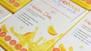 VITA-COOLIO Hydration Jelly / Vitamin C / 62.5ml x 16 tubes (Halal) / Orange Flavours / Nutrients & ElectrolytesMild and effective