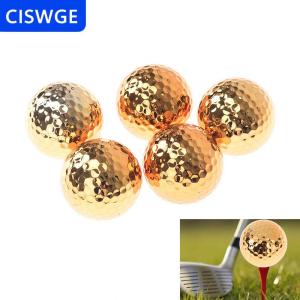 [COD] CISWGE Jettingbuy Bóng Golf Thiết Bị Bóng Golf Mới Lạ Màu Vàng Kim