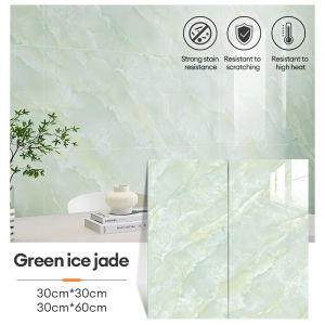 MISN 10/50PCS PVC Marble Wallpaper Sticker Waterproof Self Adhesive Wall Decor Design for Wall Kitchen Sticker