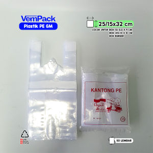 Kantong Plastik PE / Kantong Kresek PE / PE Plong / Plastik Bening PE
