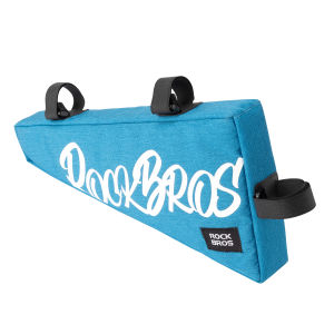 กระเป๋าจักรยาน ROCKBROS กระเป๋าสามเหลี่ยมแบบพกพากันน้ำไฟฉายจักรยานขี่จักรยานกระเป๋ามีกรอบอุปกรณ์เสริมจักรยานกีฬากลางแจ้ง Pannier