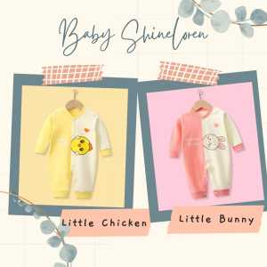 Baju Bayi Newborn Jumpsuit Bodysuit Lengan Panjang 0-12 Bulan Little Baby