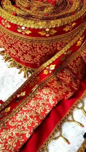 Ider ider beludru india mote 25 cm good quality