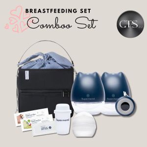 Breastfeeding SET Supermama Air Plus Double Breast Pump with Cooler bag Set