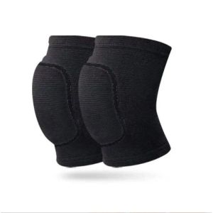 1Pair Elastic Sponge Knee Pads Thickend Sports Knee Pads Outdoor Indoor Sports Protective Braces