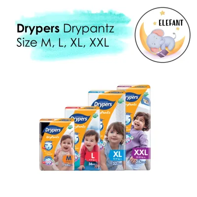 [Single Pack] Drypers Drypantz (Sizes M L XL XXL)