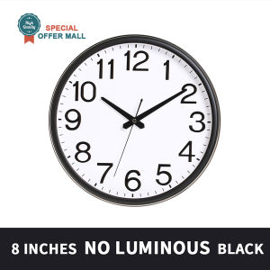 【Japanese Original】12 Inches Luminous Wall Clock Glow In The Dark with Night Light Big Size Clocks