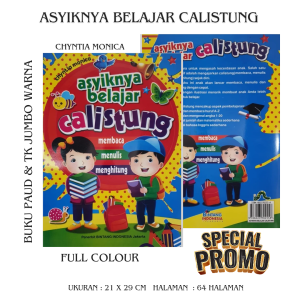 BUKU TK JUMBO - ASYIKNYA BELAJAR CALISTUNG UNTUK PAUD DAN TK