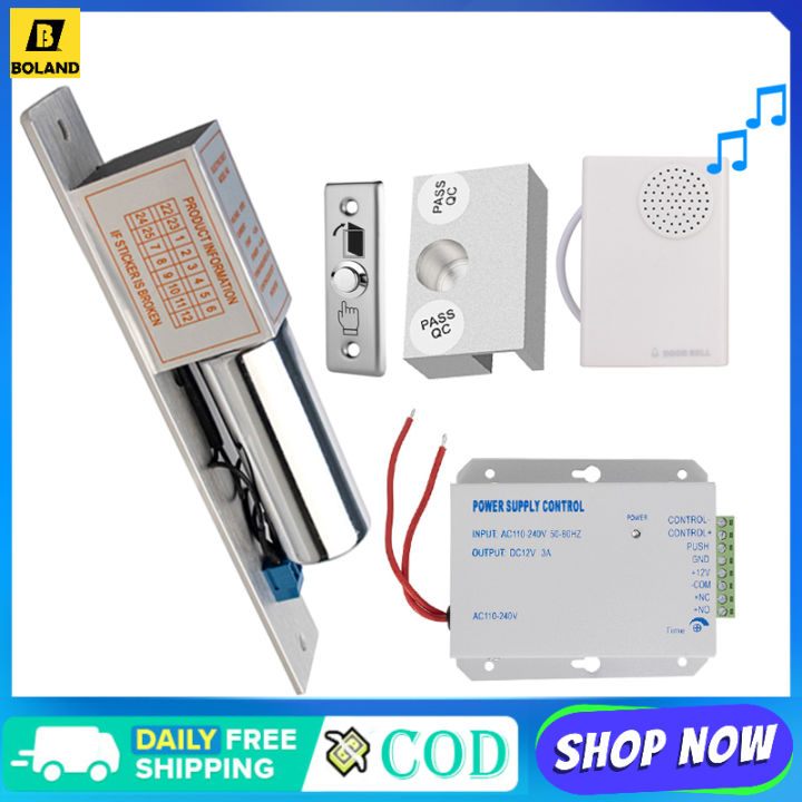 Boland DC12V Fail Safe Electric Bolt Lock อุณหภูมิต่ำ Drop Electronic ...