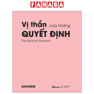 Sách Fahasa - Vị Thần Của Những Quyết Định - The Book Of Answers - Bản Bìa Hồng
