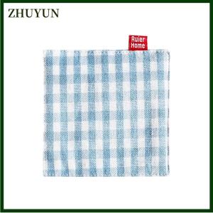 ZHUYUN 1 5 cái vải Coaster trà khăn đôi vải placemat tinh khiết bông cách nhiệt Pad Mug Pad nhà bếp Bảng trang trí nội thất