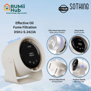 RUMii 🏠 SOTHING Desktop Filtering Fan-Air With Filter DSHJ-S-2423A