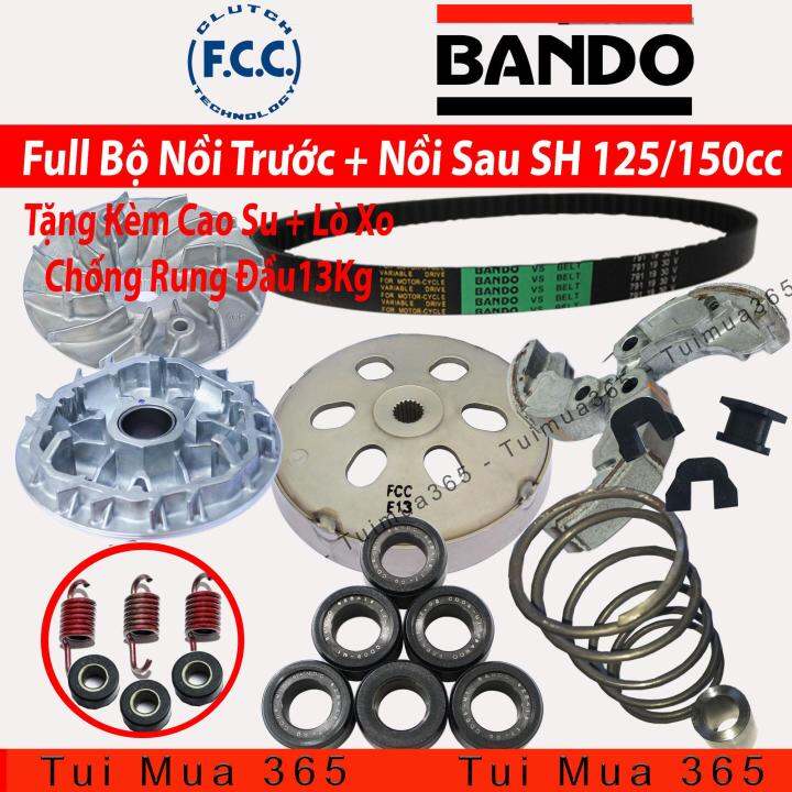 Full Bộ nồi trước và Nồi Sau Honda SHVN 125 / 150 ( Bando / FCC )