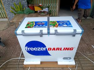Tủ đông và mát 2 ngăn 200L DARLING dmf-2999w2 hàng thùng mẫu mới giá rẻ 📞 @394___@63___632