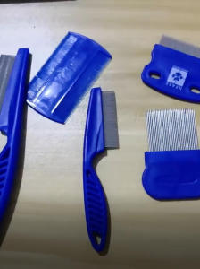 6Pcs Stainless Steel Comb Pet Lice Comb Dog Cat Massage Comb Clean Brush Deshedding Tool for Kitten Puppy