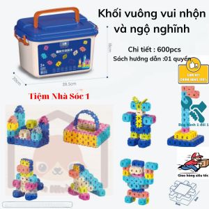 Đồ Chơi Xếp Hình Khối Nhựa 600pcs Building Block Nhiều MàuNhiều Số Mô Hình Khác Nhau Giúp Trẻ Phát Triển Khả Năng Tư Duy Sáng Tạo - Tiệm Nhà Sóc 2023