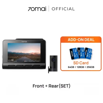 [NEW] 70mai A810S Dash Cam 4K Resolution + HDR | 4G Connectivity | Built-in GPS & ADAS | Dual SONY HDR | Supercapacitor
