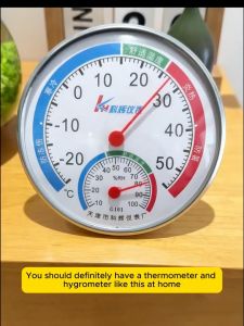 Practical Aquaculture Thermometer Planting Strip Wall Mounted Humidity Temperature Gauge Device