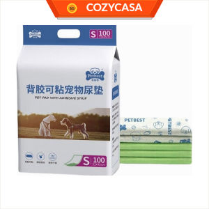 【COZYCASA】Pet Pad with Adhesive Strip For Dogs Cat Diaper/ Training Small Animals Pee Pads